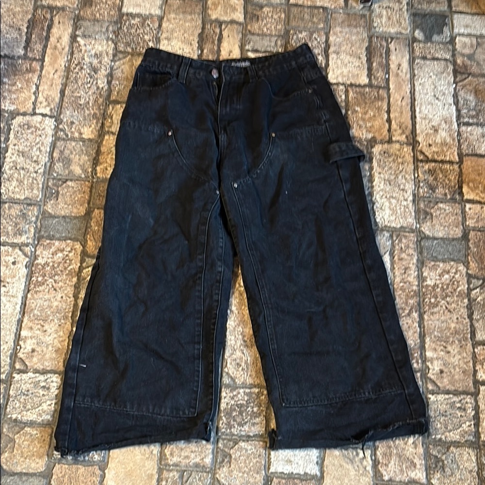 Nickitten Men’s Double Knee Jeans